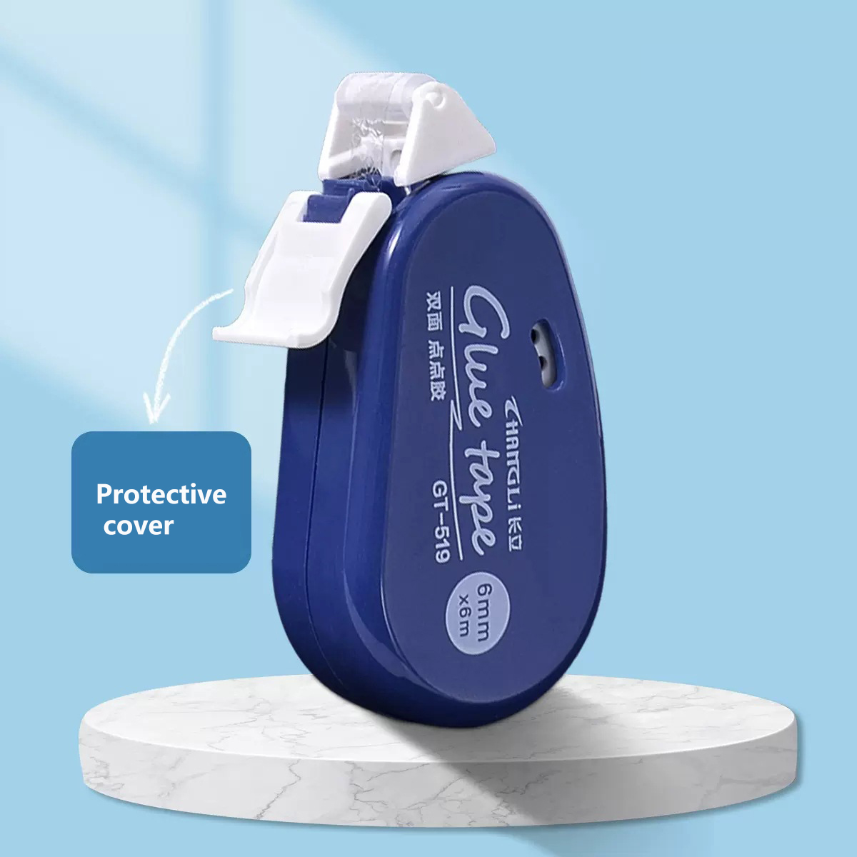 Journamm 6 メートル * 6 ミリメートル両面粘着ドット接着テープ DIY スクラップブッキングコラージュフォトアルバム学校文具用品ローラーテープ