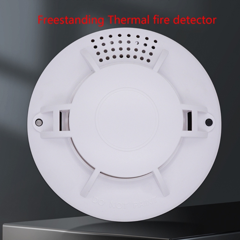 Detector De Fumaça Alarme De Fumaça A Bateria Sensor De Calor Detectores De Incêndio, Alarme De Aviso De Som Leve Para Armazém
