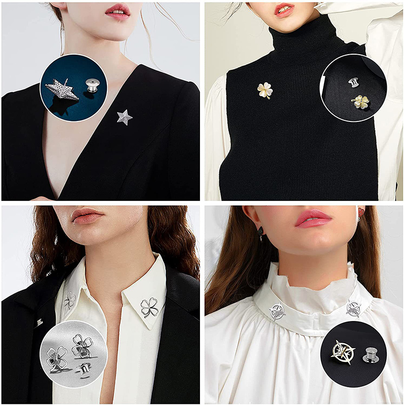 30/50/100Pcs Metal Locking Pin Back Brooch Badge Holder Lapel Base For DIY Jewellery Material Making Supply Craft Accessories