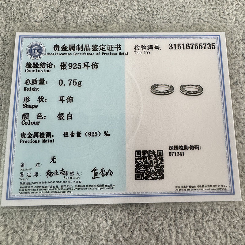 Plata de Ley 925 auténtica hebilla de oreja redonda bohemia minimalista para mujer pendiente de aro accesorios de joyería