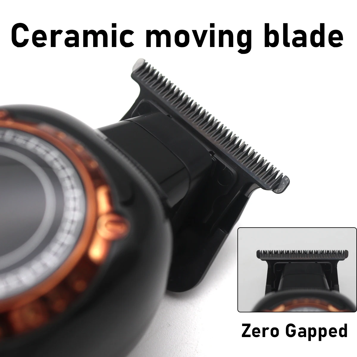 Kemei KM-999 триммер для волос для мужчин DLC T-Blade Zero Gapped светодиодный дисплей беспроводной USB профессиональная машинка для стрижки волос финишная машина