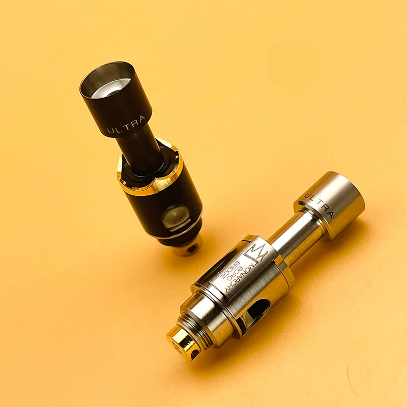 DSX Monarchy Mobb Ultra Mini puente RBA para BB Billet Boro Mod con pines de aire de 1,0/1,2/1,5/2,0/2,5/3,0mm vs Mobb V2 RBA