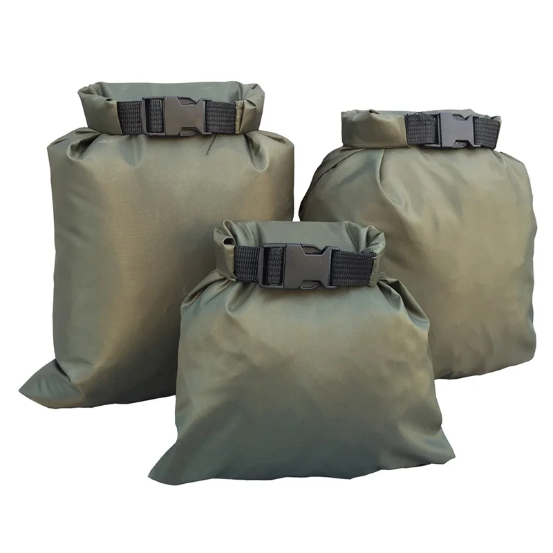 3 Teile/satz Multifunktionale Leichte Drifting Tasche Dry Bag Wasserdichte Tasche 30D Nylon Wasserdichte Taschen 1,5 L 2,5 L 3,5 L