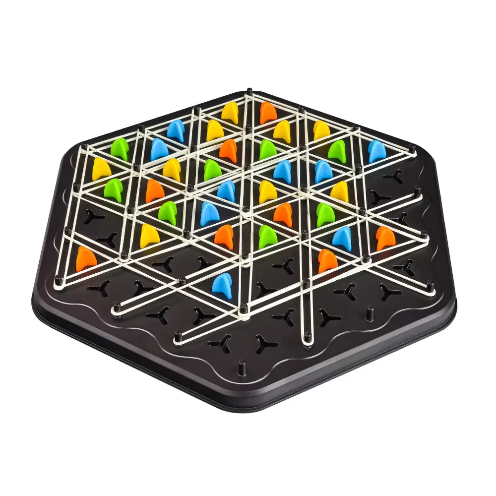 Chain Triangle Chess Splendor Duel Board Game Strategy Game for Kids and Adults Fun Family Game Logic Chess Track Tables Game
