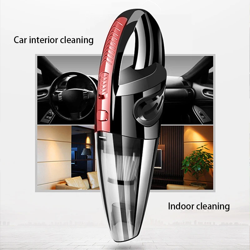 3 In 1 Car Vacuum Cleaner Rechargeable Handheld Vacuum Cleaner Car Home Dual-purpose Wireless Dust Catcher