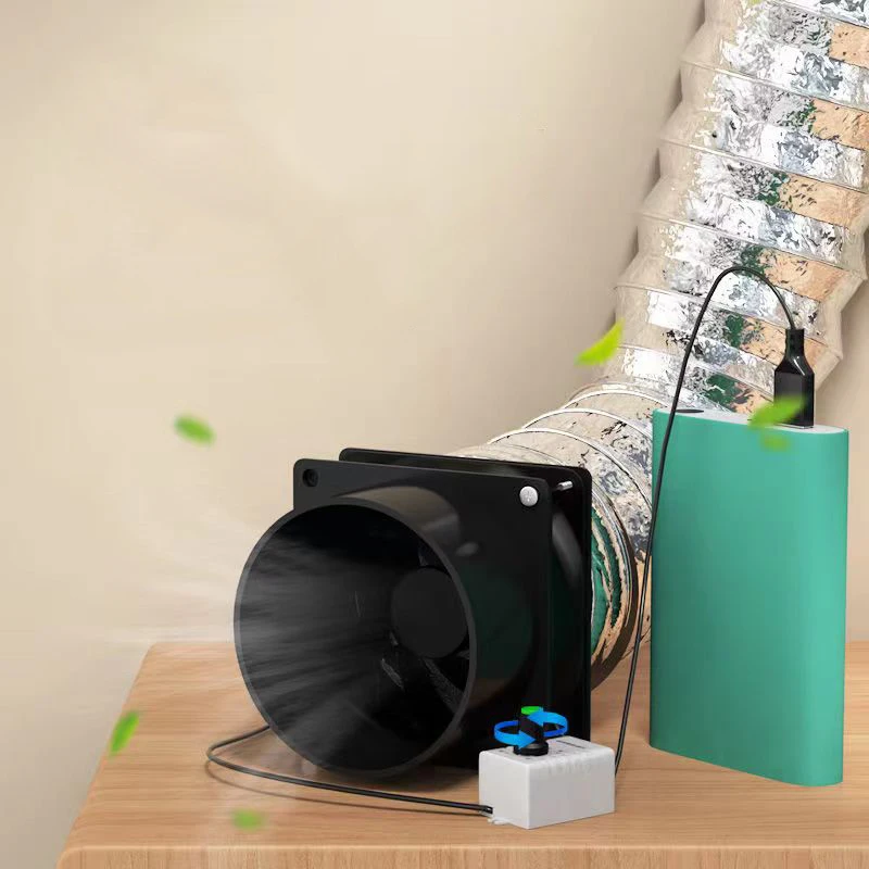 USB 調整可能な速度はんだ吸煙器 ESD ヒューム抽出器ファンパイプダクト排気ファン 1 メートルパイプ浴槽換気ファン