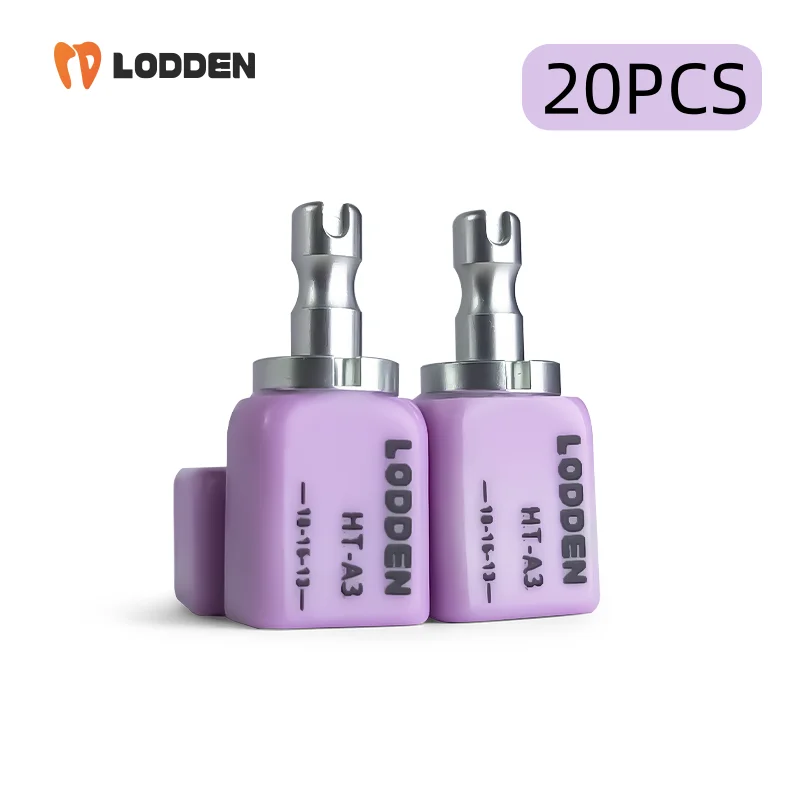 20PCS Lodden Dental Lithium-Disilikat C14 Sirona Glas Keramik Block Stuhl Seite Restaurierung Ästhetik Dental Labor Materialien