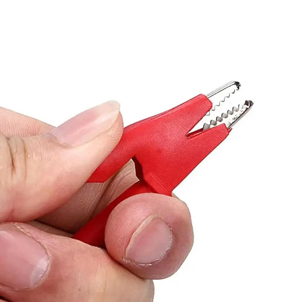 Confezione da 2 pezzi multimetro multifunzione penna cavo Clip a coccodrillo Clip di prova condensatore Clip accessori Set penna multimetro multimetro