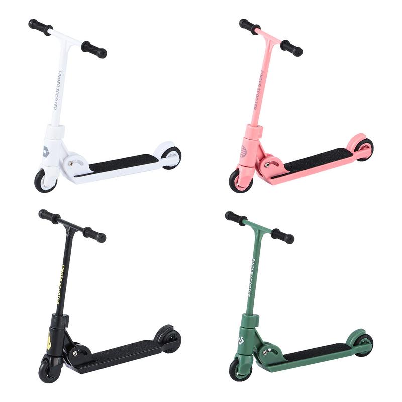 Crianças kick scooter dedo bmx dobrável t-tipo dedo scooter com freio brinquedos educativos dedo skates diversão ponta do dedo movemet