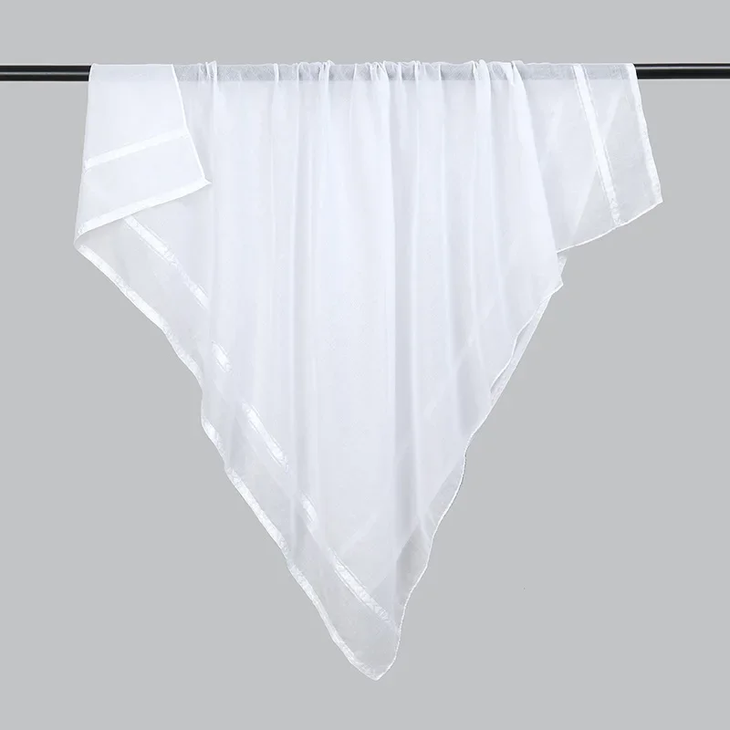 Branco muçulmano homem shemagh cachecol tradicional islâmico lenço hijab pescoço envoltório lenço árabe keffiyeh bandanas lenço 140*140cm