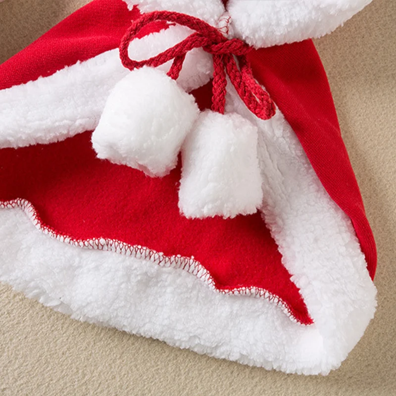 Disfraz divertido de Navidad para gato, capa de Papá Noel para mascotas, ropa de vestir, bufanda roja cálida, capa con sombrero, accesorios para mascotas