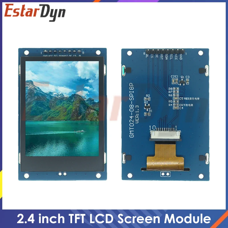 2,4 pulgadas TFT SPI 65K pantalla 240*320 pantalla inteligente 8P Drive IC ST7789 Drive IC módulo