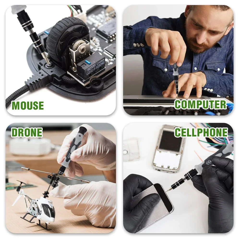 Ultimate 115-in-1 Precision Screwdriver Set for Electronics PC Laptop Phone MacBook Repair Professional Tools Kit for Every Task