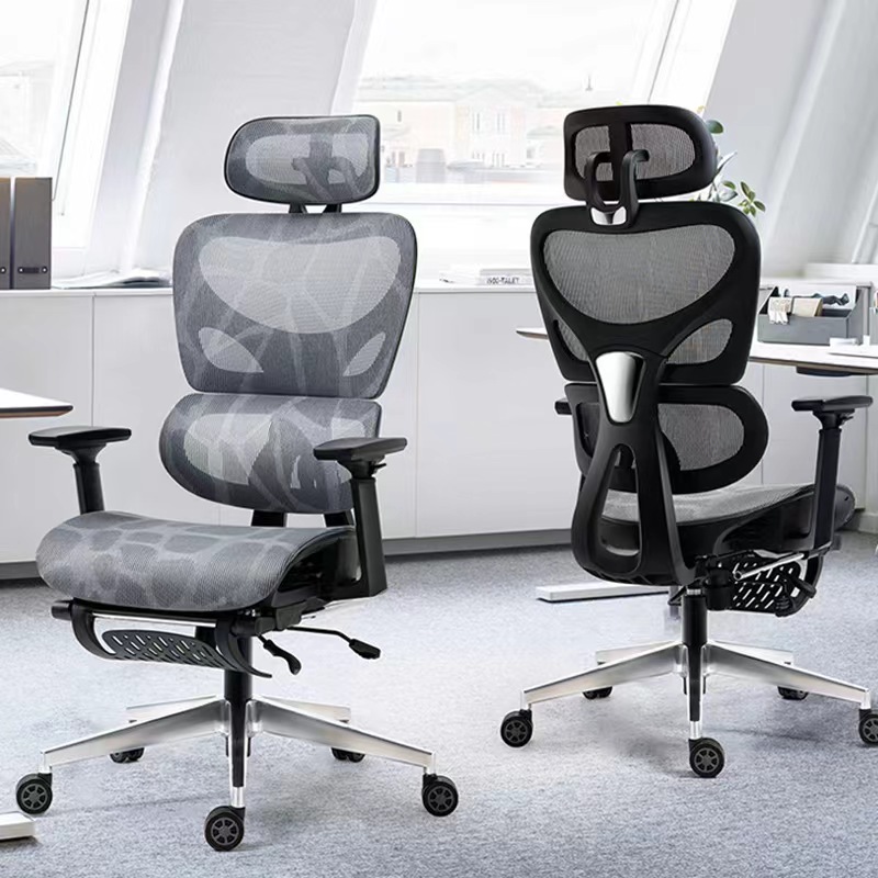 เก้าอี้ตามหลักสรีรศาสตร์ Sedentary Comfort Office เก้าอี้ Home Study เกมคอมพิวเตอร์เก้าอี้พนักพิงปรับที่นั่งพร้อมที่วางเท้า
