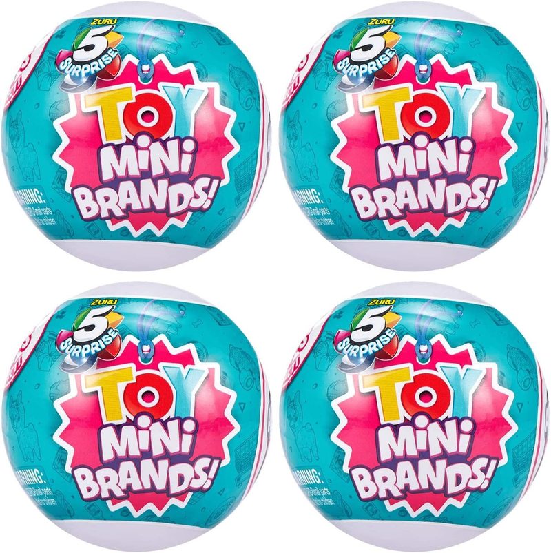 Zuru Mini แบรนด์ของเล่น 5 Surprise Miniature ของเล่น Mini แบรนด์ของเล่น Miniature ของเล่น Mystery Blind Box Series 1 Original ซูเปอร์มาร์เก็ต