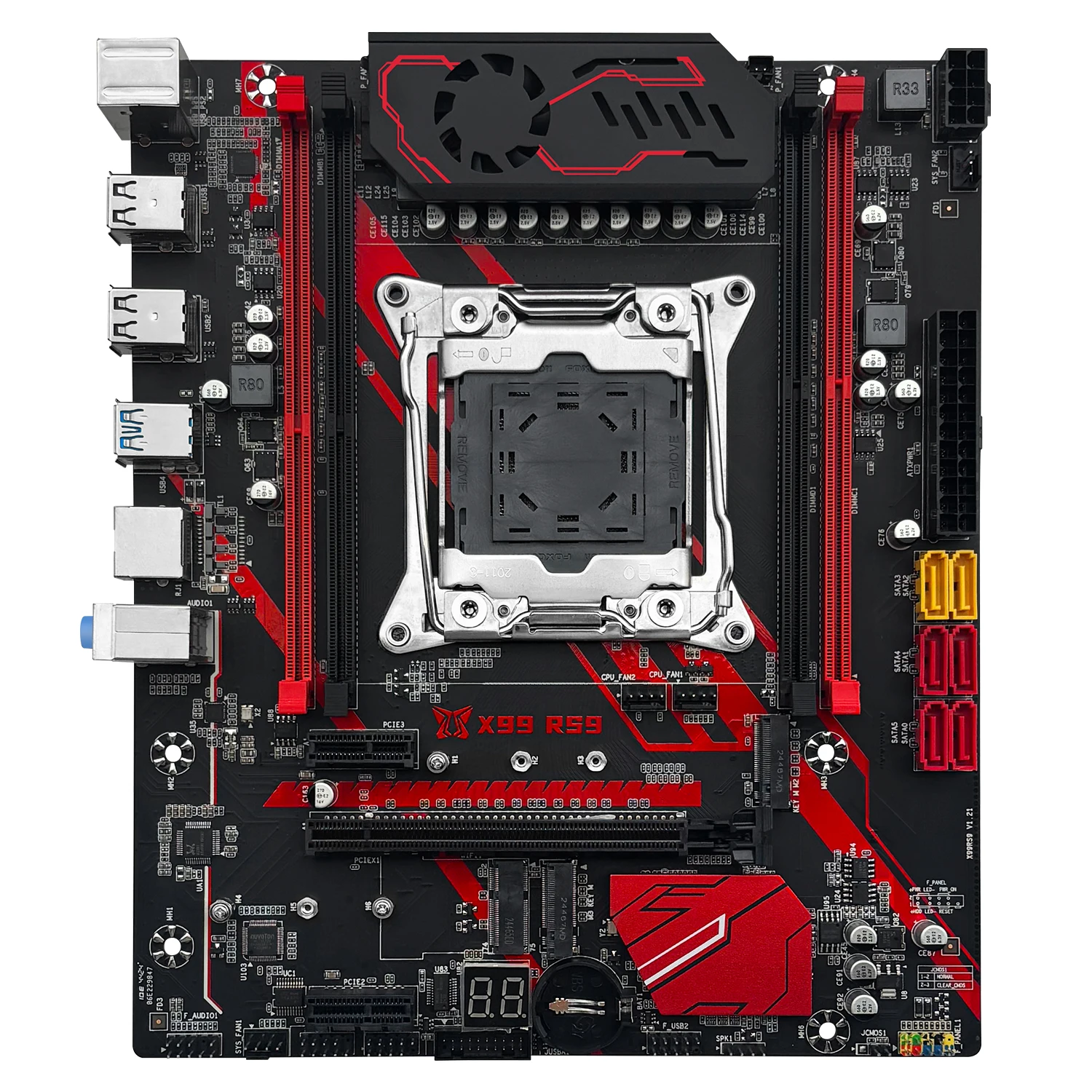 MACHINIST X99 RS9 Placa-mãe Combo LGA2011-3 Xeon Kit E5 2640 V4 CPU Processador DDR4 16GB 2666MHz Memória NVME M.2 Quatro Canais