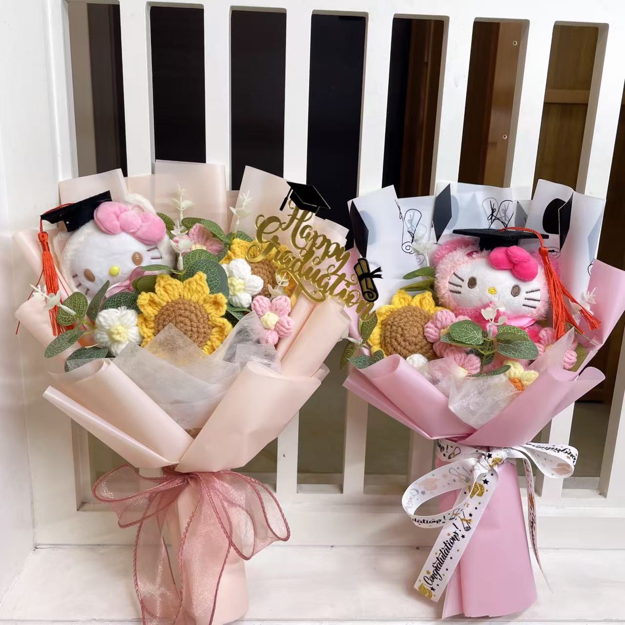 Мультяшные аниме серии плюшевые детские игрушки букеты для выпускного Детский День Святого Валентина День рождения Рождество выпускные подарки