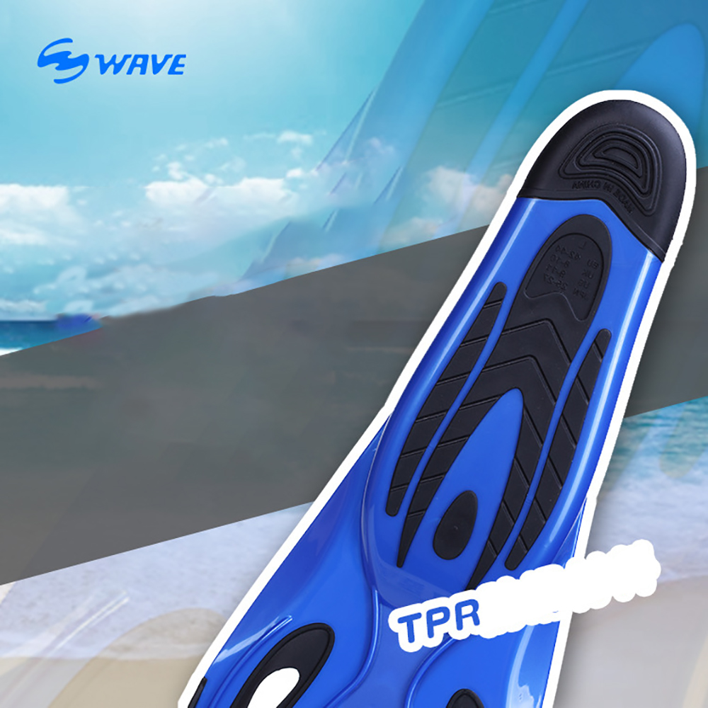 プロフェッショナルダイビングフィン柔軟な快適な TPR ノンスリップ水泳ゴムシュノーケリング水泳足ひれウォータースポーツビーチシューズ