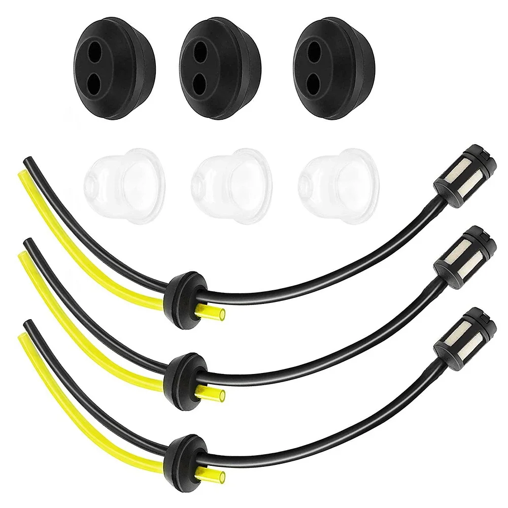 Kit universale de filtro de conduite de carburant per coupe gazon, 3 set, per débroussailleuse,tondeuse à gazon,apprenditori