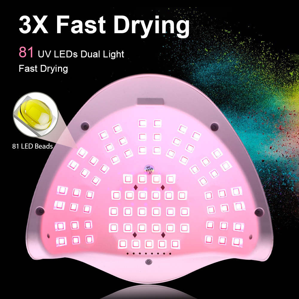 Professional Nail Dryer LED UV Lamp for Nails Gel Polish Dryer Light Nail Art Accessories Curing Gel Toe Nails Smart Sensor