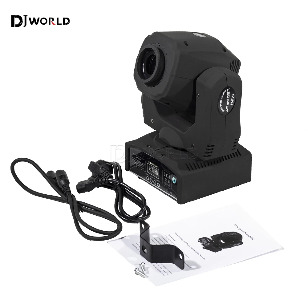 2 ชิ้น/เซ็ต 60W LED Gobo Moving Head Light Spot รูปแบบโฟกัสแบบแมนนวล DMX หมุน LED รูปแบบเวทีแสงสําหรับ Dj Disco Party Clubs