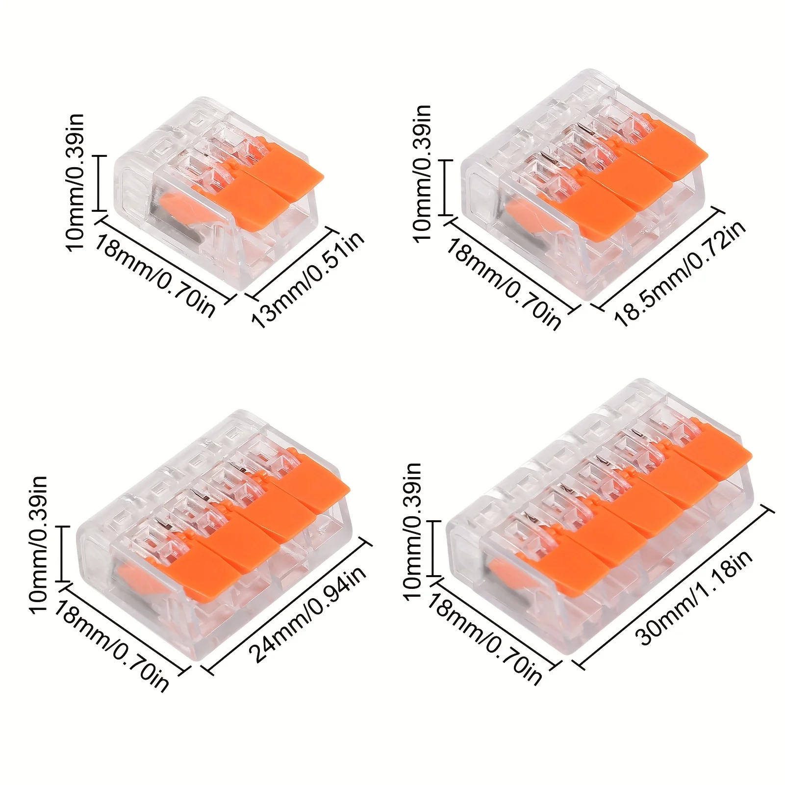 30 stücke 211 Elektrische Hebel Draht Stecker 2 Port 3 Port 4 Port 5 Port Kabel Clip Mini Schnell draht Terminal Stecker