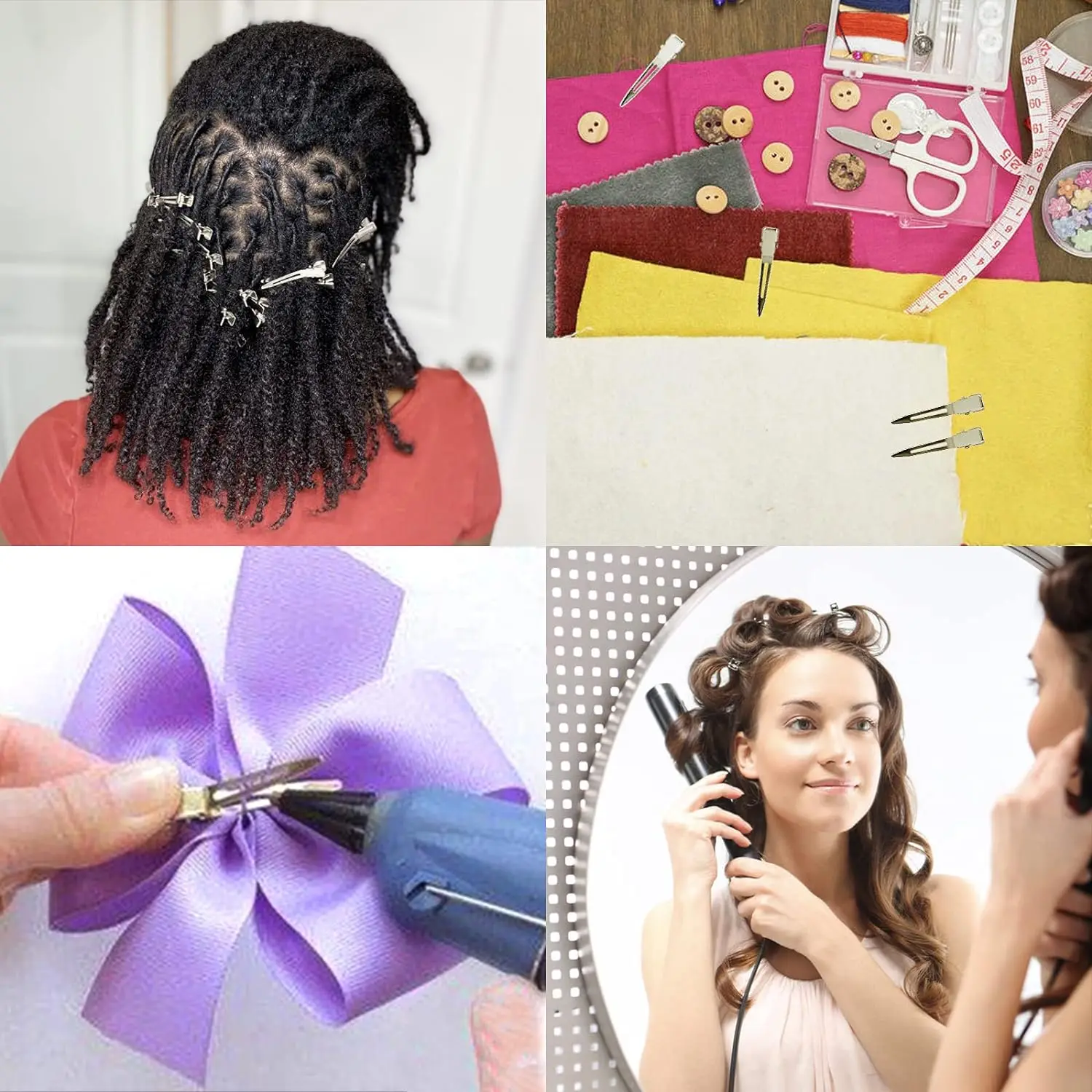 20/50 個プロフェッショナルレディースサロン固定ヘアピン 4.5 センチメートルカール金属ヘアクリップ毛根ふわふわクリップ DIY ツールヘアアクセサリー