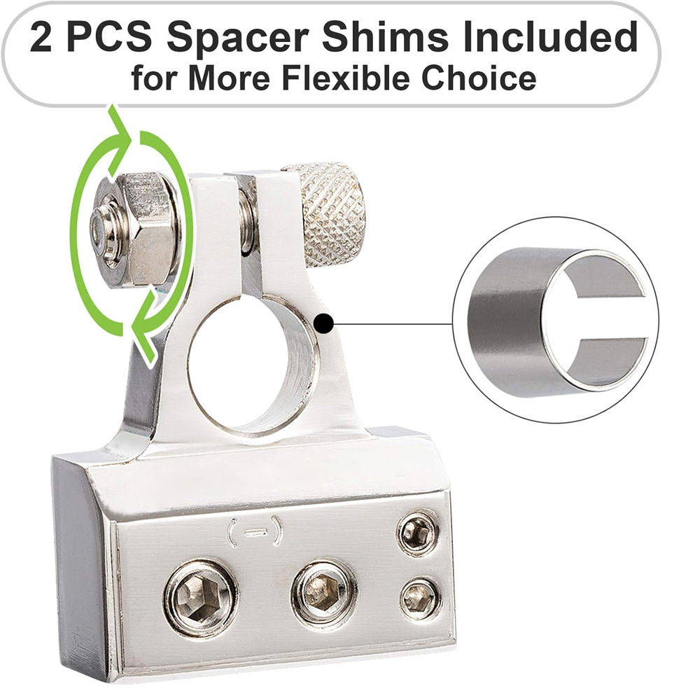 2 個 0/2/4/8/10 ゲージ正負車のバッテリー端子コネクタ自動車マリンバッテリー端子コネクタシム