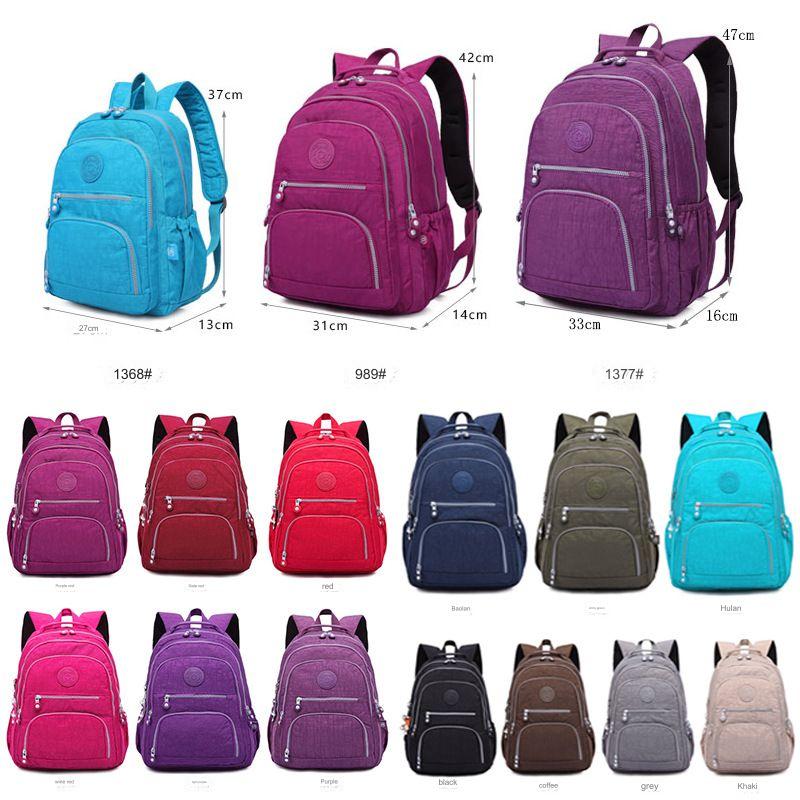 Tegaote Plecak szkolny dla nastolatki Chłopiec 2024 Plecak podróżny Torba damska Nylon Wodoodporny plecak na laptopa Unisex