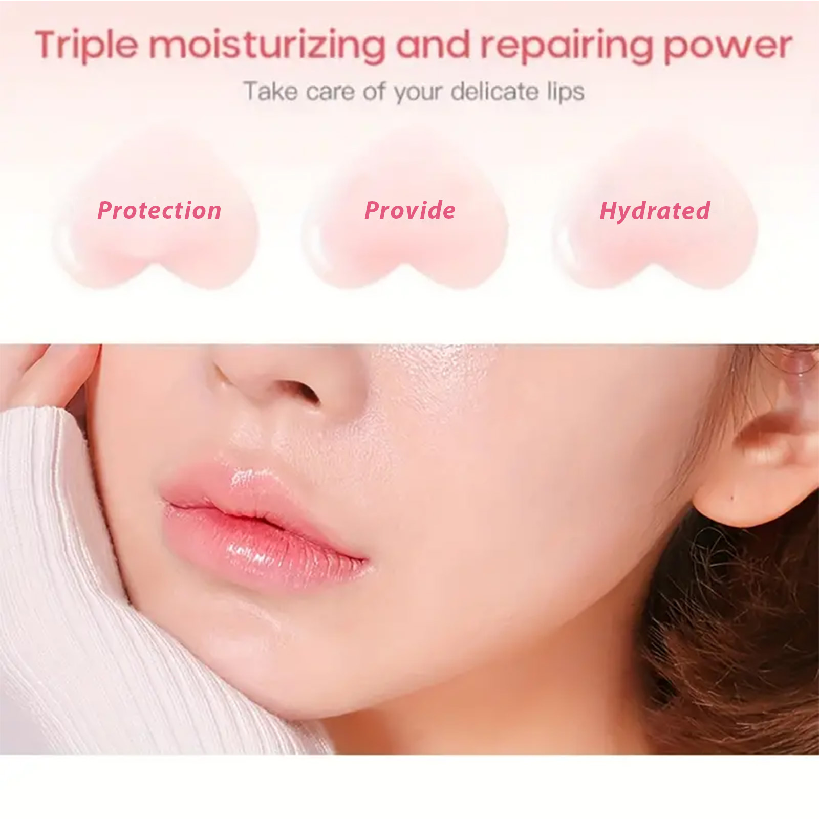 Baume à lèvres hydratant eau glace Levin pêche ne se décolore pas rouge à lèvres pêche hydratant longue durée couleur baume à lèvres hydratant