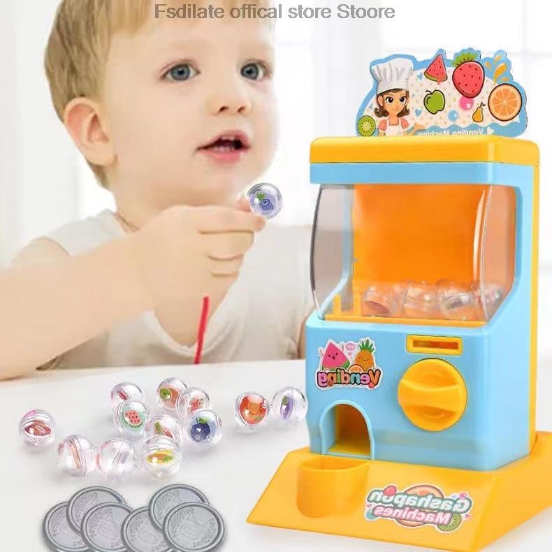 Girl's Gashapon Machine Play House, Candy Game Machine, Learning Machine, Presente Educação