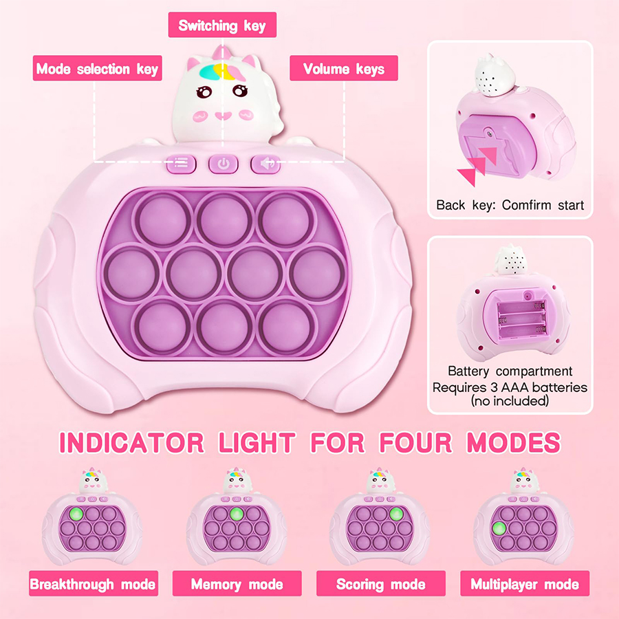 Push เกม Pop อิเล็กทรอนิกส์ Pushit Pro Super Bubble Pop เกม Push Up Antistress Fidget ของเล่นเด็กผู้ใหญ่วันเกิดคริสต์มาส...