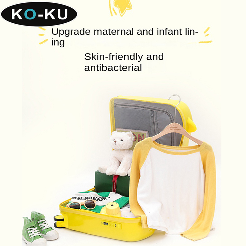 Детский чемодан диаметром 18 дюймов с замком TSA из алюминиевого сплава