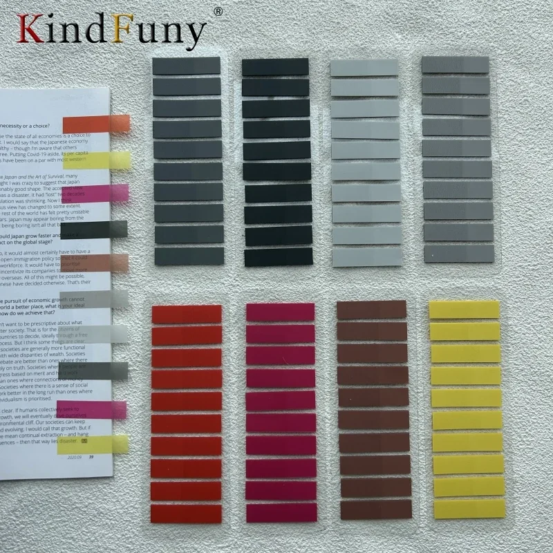 200 PcsTransparent Colorful Index Creative Memo Pads Office School Stationery Self-Adhesive Kawaii Stickers Sticky Note