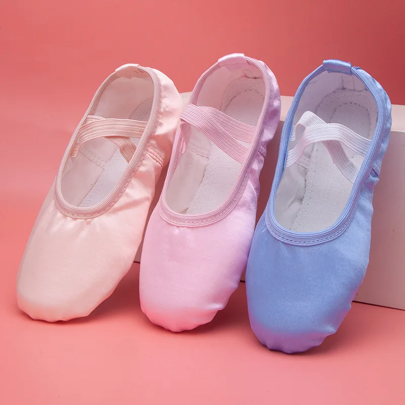 Reine Satin Rosa Flesh Blau Farbe Von Kind 23 Zu Frauen 43 Mädchen Kinder Pointe Schuhe Dance Hausschuhe Ballerina Praxis ballett Schuh