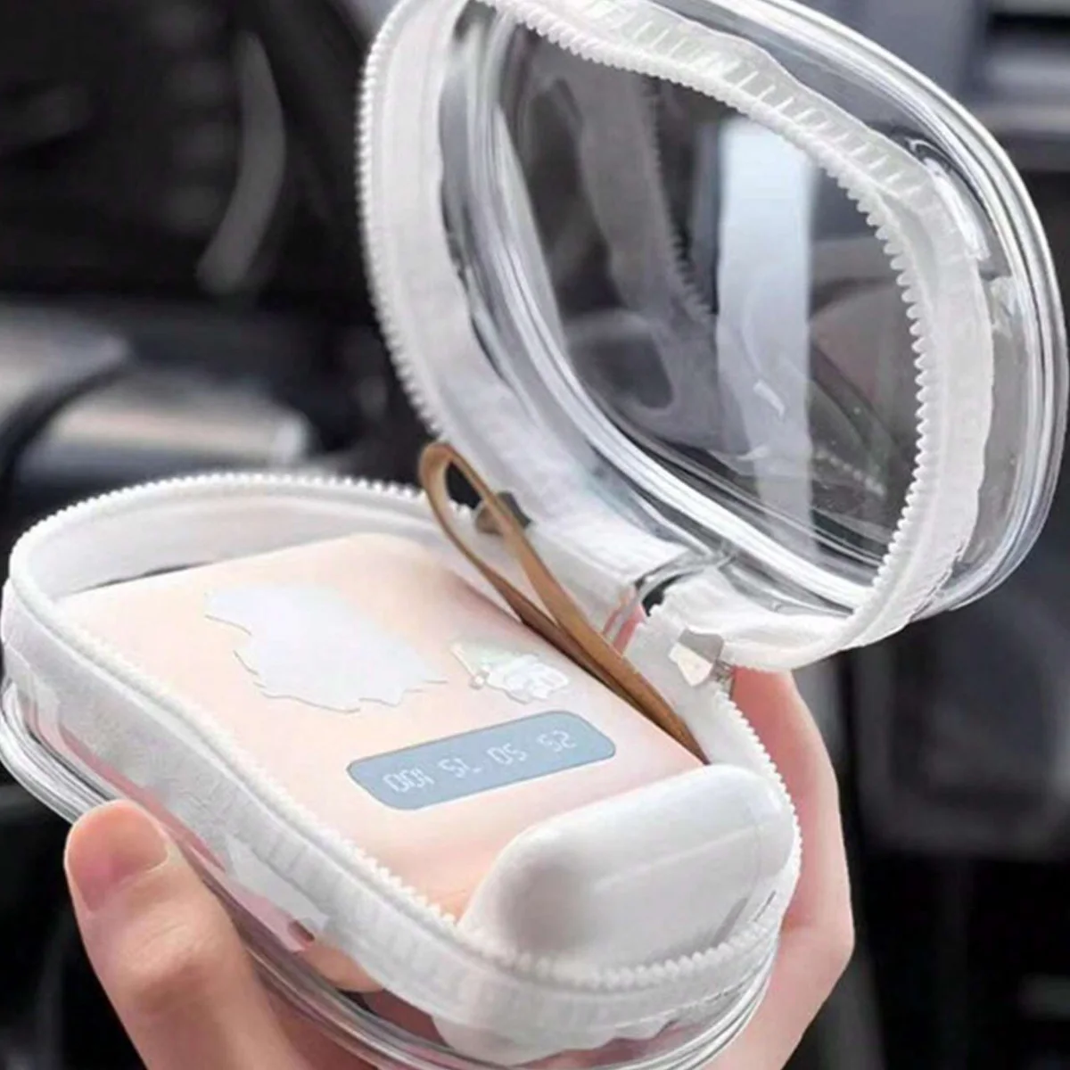 1 stks Mobiele Telefoon Oplader Opbergtas Oplader Opbergdoos Kleine Item Opbergdoos Pop En Pop Stofdichte Opslag