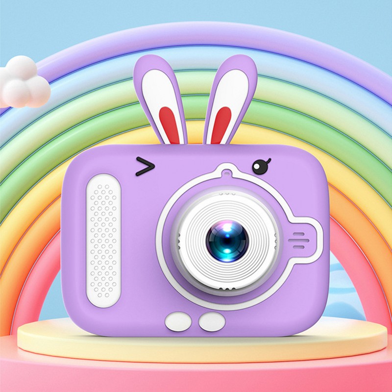 キッズデジタルカメラのおもちゃ女の子男の子漫画子供デジタルカメラインスタントプリント 1080P HD スクリーン屋外おもちゃ誕生日ギフト