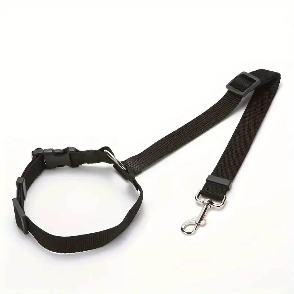 Cinturón de seguridad para perros y gatos, reposacabezas de coche, cuerda de seguridad ajustable, accesorios para perros pequeños, 1 ud.