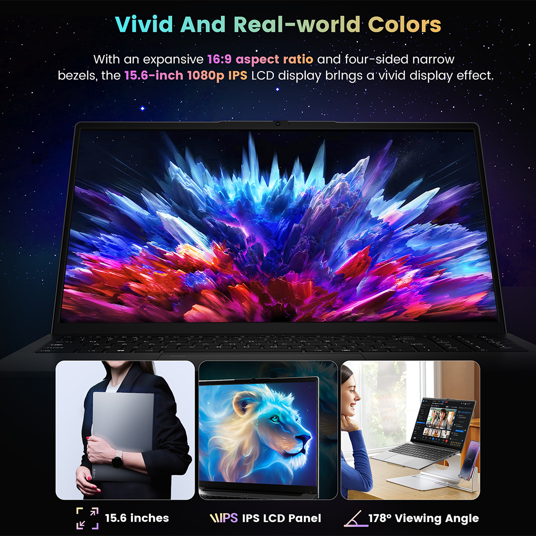 N-one nbook se laptop und ryzen 7 5825u ddr4 (16 16) gb 1tb notebook dual band windows 11pro 15.6 ''1920x1080 display computer