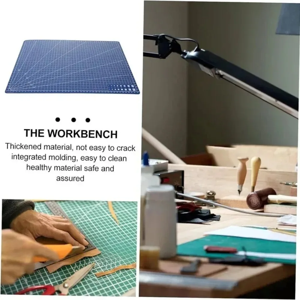 Tapete de corte de PVC A3 de un solo lado para banco de trabajo de costura de retales, cuchillo DIY, tabla de cortar de cuero para grabado, almohadilla de corte de retales