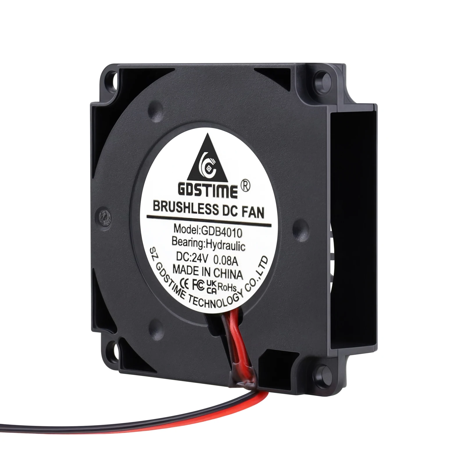 Gdstime 40x40x10 มม.พัดลม DC 24V พัดลม 4 ซม.40 มม.x 10 มม.Dual Ball & ไฮดรอลิก Brushless ไอเสีย Cooler 4010 3D เครื่องพิมพ์หม้อน้ํา