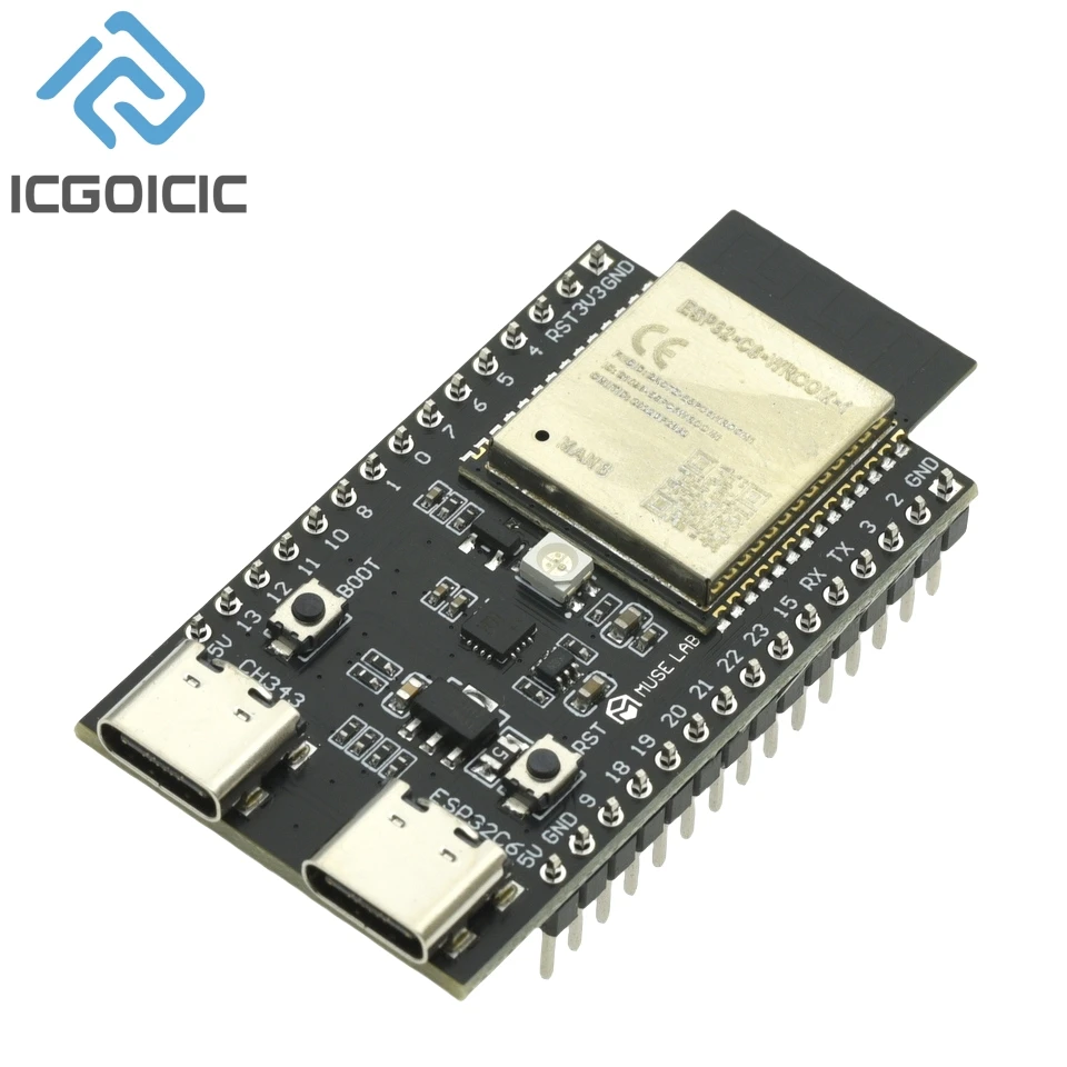 ESP32-C6-N4 N8 N16 Scheda di sviluppo ESP32-C6 Scheda centrale WiFi6 Compatibile con Bluetooth per Nano Arduino Zigbee