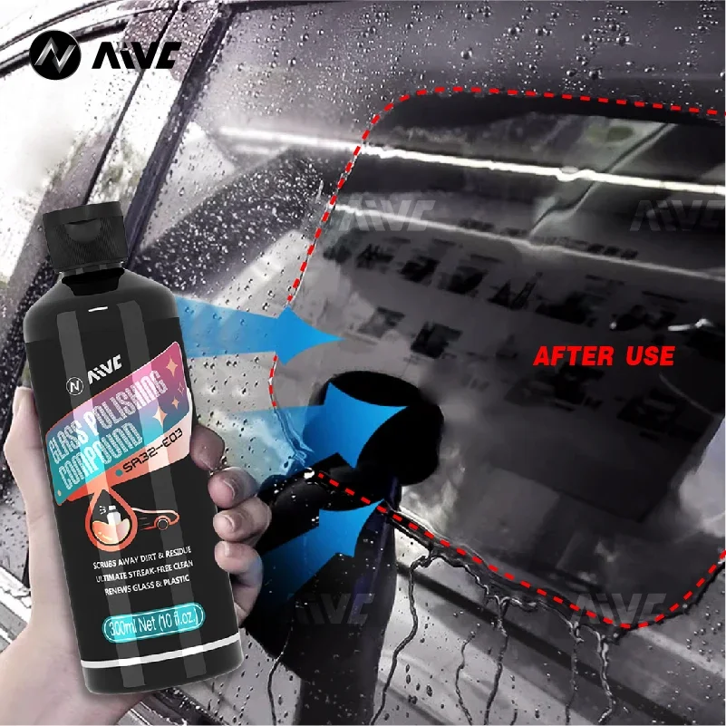 กระจกรถยนต์น้ํามันฟิล์มRemover Aivc Glass Polishing Compoundกระจกรถยนต์ขัดกระจกรถยนต์Clear Window Auto Detailing