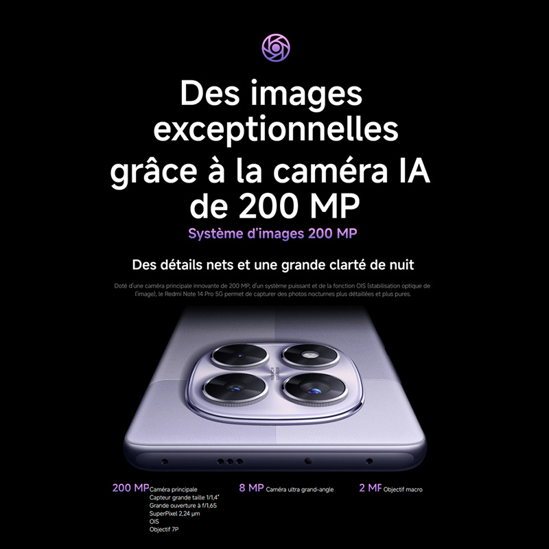 Weltpremiere Redmi Note 14 Pro 5G Globale Version Smartphone-Abmessung 7300 – Ultra NFC 200 MP Kamera 1,5 K 120 Hz AMOLED-Display