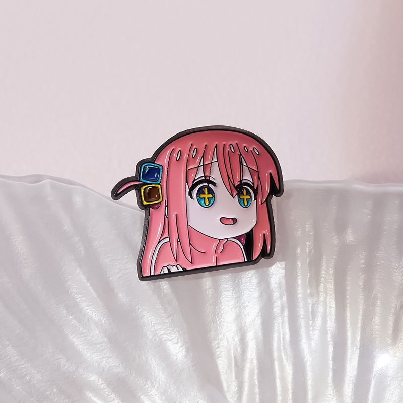 Bocchi De Rock Anime Cosplay Broches Schattige Karakter Pins Kleding Rugzak Revers Badges Mode Sieraden Accessoires Geschenken