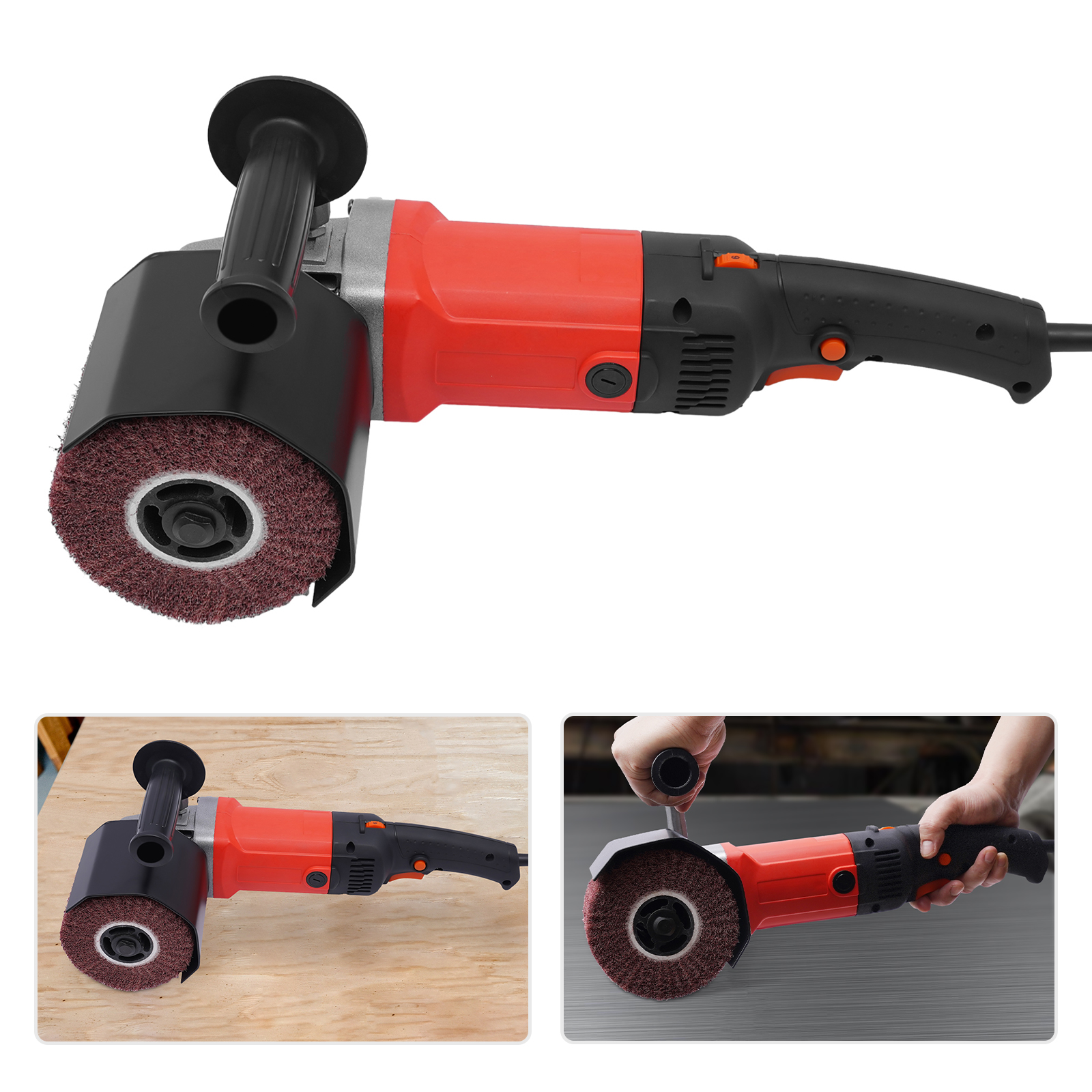 Schleifmaschine, satinierte Endbearbeitungsmaschine, Polierbürsten, Glättungswalze, Schleifen