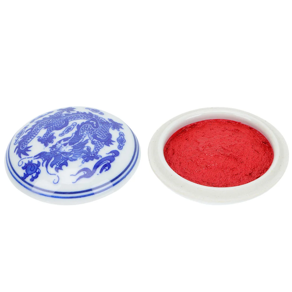 Calligraphy Ink Red Seal Pads Portable Painting Paste Chinese Style Artwork Inkpad Drawing
