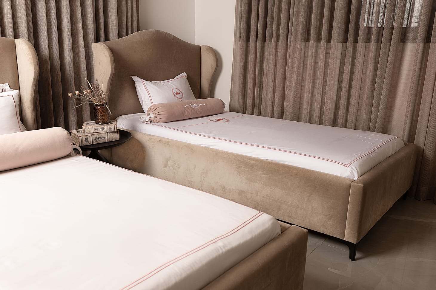 Mail's Home 2025 Conjunto de colcha branca de algodão natural com fronha bordada + cobertor + lençol de cama