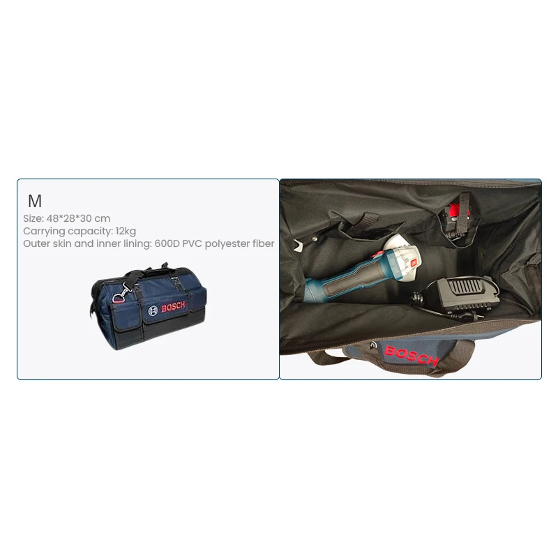 Global Brand BOSCH Tools Bag Wear-Resistant Waterproof Canvas Tools Suitcase Large Capacity Multipurpose Hand Bag