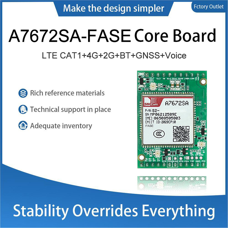 SIMCOM A7672E-LASE A7672E-FASE A7672SA-LASE A7672SA-FASE A7672G-LABE A7676E 4G Development Core Board Unterstützung Stimme
